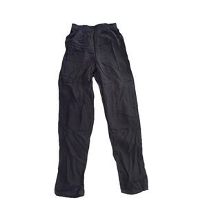 H&M Divided Black High Rise Pants Cotton Blend Stretchy Soft Size 2